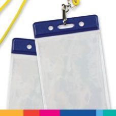 Porte badges avec bandeaux de couleur