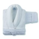 Peignoir col châle 485 g/m2 DESCAMPS LA MOUSSEUSE 620g/m2 - coton peigné