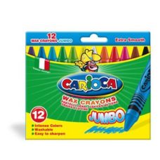 CARIOCA JUMBO WAX CRAYON  box 12 pcs