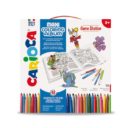 CARIOCA GAME STATION COLORING BOOK+48 Felt Tip PENS