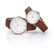 Coffret Montre Dandy Homme et Femme - Bracelet Cuir