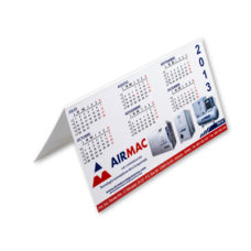 CALENDRIER DE BUREAU PVC / PP AVEC CHEVALET