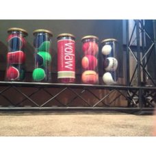 Balles de Tennis Smash 2# coloré ou 2 tons Neutre Pressureless