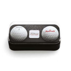 Boite Titleist 2 balles de golf et marqueur