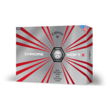 Balle de Golf Callaway Chrome SoftX Blanche