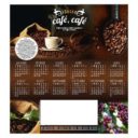 CALENDRIER REPRESENTANT LE CAFE 2 CHOIX DE FINITION : Papier enroulable écologique 135g