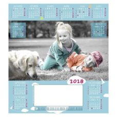 CALENDRIER SUR LES ENFANTS ET LES ANIMAUX "LOU"