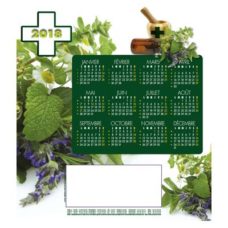 CALENDRIER REPRESENTANT DES PLANTES MEDICINALES