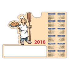 CALENDRIER MAGNETIQUE METIER DECOUPE BOULANGER