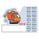 CALENDRIER MAGNETIQUE METIER DECOUPE COURSIER