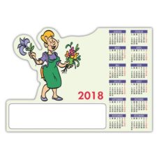 CALENDRIER MAGNETIQUE METIER DECOUPE FLEURISTE