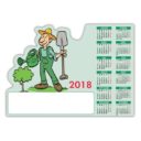 CALENDRIER MAGNETIQUE METIER DECOUPE JARDINIER