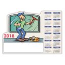 CALENDRIER MAGNETIQUE METIER DECOUPE NETTOYAGE