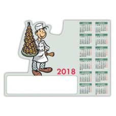 CALENDRIER MAGNETIQUE METIER DECOUPE PATISSIER