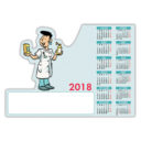 CALENDRIER MAGNETIQUE METIER DECOUPE PHARMACIE