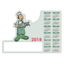 CALENDRIER MAGNETIQUE METIER DECOUPE POISSONNIER