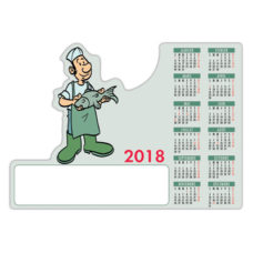 CALENDRIER MAGNETIQUE METIER DECOUPE POISSONNIER