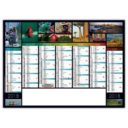 CALENDRIER RIGIDE ILLUSTRE DE PHOTOS SUR LE THEME DU VOYAGE PAR BRUNO MORANDI