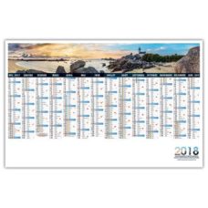 CALENDRIER RIGIDE PHOTO REGIONALE 14 MOIS BRETAGNE