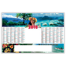 CALENDRIER RIGIDE PHOTOS PARADISIAQUES