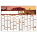 CALENDRIER PHOTO VOYAGE EFFACABLE AVEC PELLICULAGE VELEDA 12 MOIS SUR LA FACE AVANT