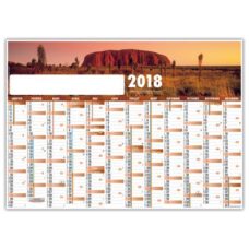 CALENDRIER PHOTO VOYAGE EFFACABLE AVEC PELLICULAGE VELEDA 12 MOIS SUR LA FACE AVANT