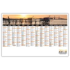 CALENDRIER LOIR ATLANTIQUE PHOTO REGIONALE 14 MOIS SUR LA FACE AVANT