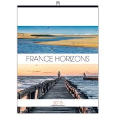 CALENDRIER ILLUSTRE XXL DE 24 PHOTOS PANORAMIQUES DE PAYSAGES "FRANCE HORIZONS"