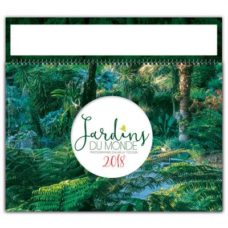 CALENDRIER ILLUSTRE DE 7 JARDINS DU MONDE