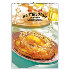 CALENDRIER ILLUSTRE DE 7 PHOTOS DE RECETTES CULINAIRES