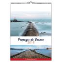 CALENDRIER ILLUSTRE DE 13 PHOTOS PANORAMIQUES DE PAYSAGES Français réalisées par HERVE SENTUCQ