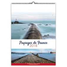 CALENDRIER ILLUSTRE DE 13 PHOTOS PANORAMIQUES DE PAYSAGES Français réalisées par HERVE SENTUCQ
