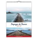 CALENDRIER ILLUSTRE XXL DE 13 PHOTOS PANORAMIQUES DE PAYSAGES Français réalisées par HERVE SENTUCQ