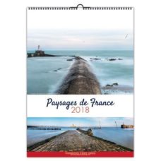 CALENDRIER ILLUSTRE XXL DE 13 PHOTOS PANORAMIQUES DE PAYSAGES Français réalisées par HERVE SENTUCQ