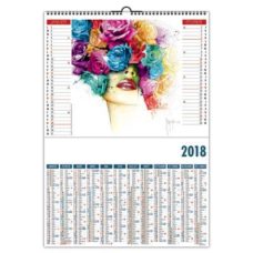 CALENDRIER ILLUSTRE DE 6 OEUVRES DE PATRICE MURCIANO