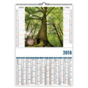 CALENDRIER ILLUSTRE DE 6 PHOTOS D'ARBRES MAJESTUEUX