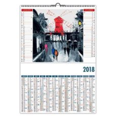 CALENDRIER ILLUSTRE DE 6 OEUVRES DE LOUIS MAGRE