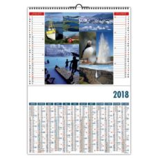 CALENDRIER ILLUSTRE DE 6 MOSAIQUES DE PHOTOS DU MONDE DE BRUNO MORANDI