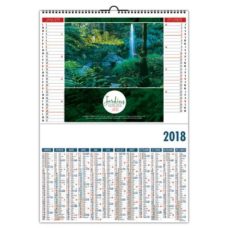 CALENDRIER ILLUSTRE DE 6 JARDINS DU MONDE