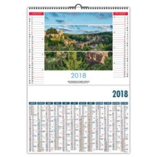 CALENDRIER ILLUSTRE DE 12 PHOTOS DE LA FRANCE PANORAMIQUE PAYSAGES Français réalisées par HERVE SENTUCQ