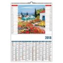 CALENDRIER ILLUSTRE DE 6 OEUVRES SUR LA PROVENCE REALISEES PAR LOUIS MAGRE