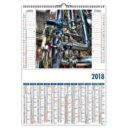 CALENDRIER ILLUSTRE DE 6 PHOTOS SUR L'INDUSTRIE REVISITEES PAR DIDIER LUCIAK