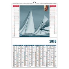 CALENDRIER ILLUSTRE DE 6 VOILIERS CLASSIQUES