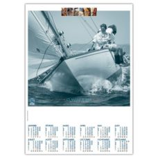 CALENDRIER POSTER ILLUSTRE D'UN VOILIERS CLASSIQUE et D'UNE MOSAIQUE photographiés par THIERRY SEREY