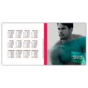 CARTE DE VOEUX ILLUSTREE D'UNE PHOTO DE NUS HOMME REALISEE PAR JOSE MESSANA