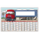 CALENDRIER PHOTO CAMION HUMOURISTIQUE NON DECOUPE 13 MOIS SUR LA FACE AVANT