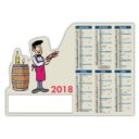 CALENDRIER DECOUPE 12 MOIS PRO CAVISTE