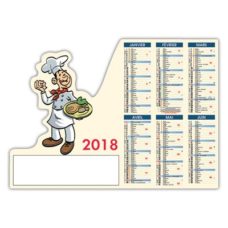 CALENDRIER DECOUPE 12 MOIS PRO CUISINIER