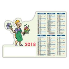 CALENDRIER DECOUPE 12 MOIS PRO FLEURISTE