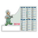 CALENDRIER DECOUPE 12 MOIS PRO POISSONNIER